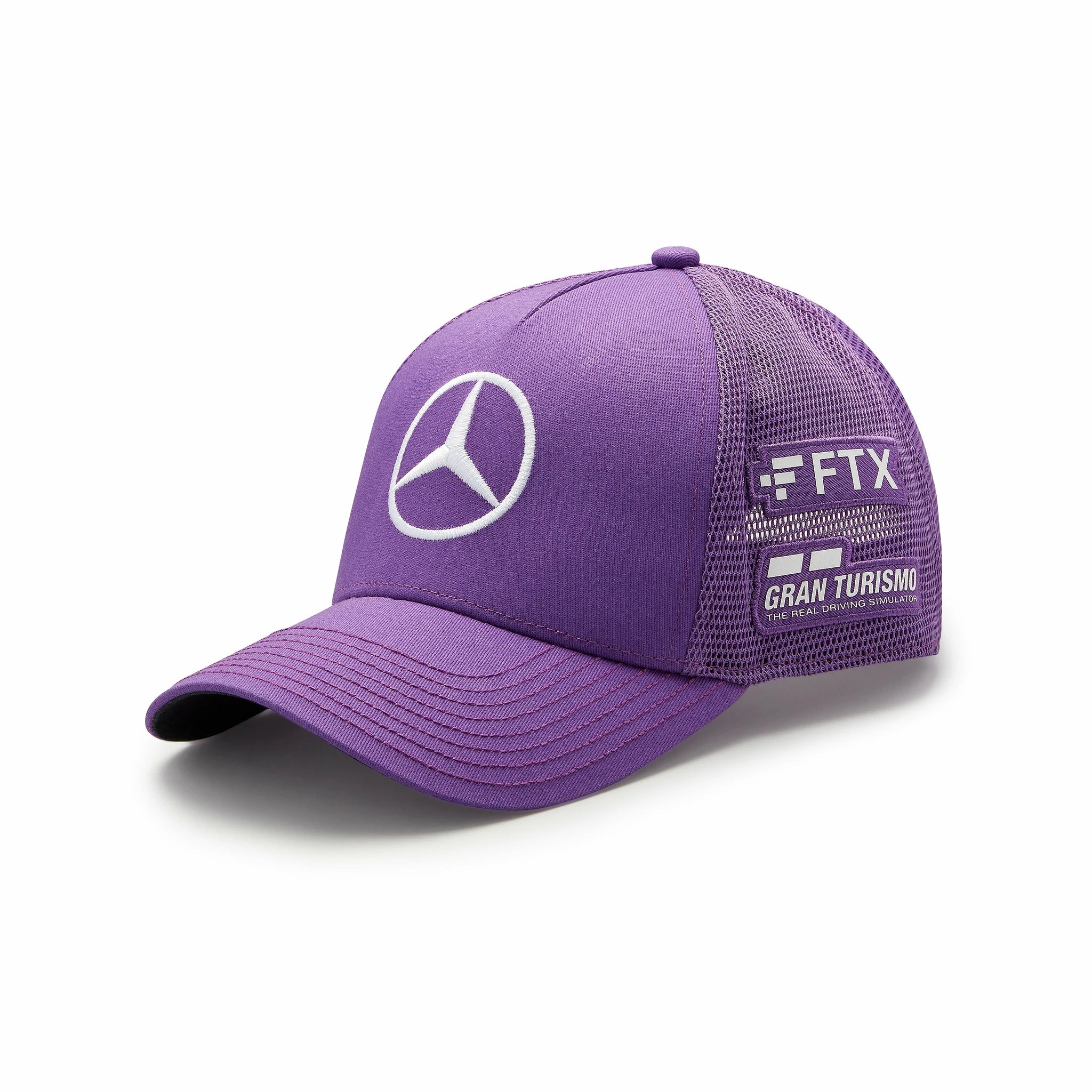 Mercedes AMG Petronas F1 Team Lewis Hamilton Trucker Hat Purple