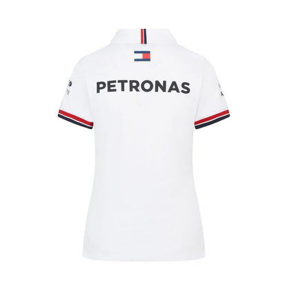 Mercedes Benz AMG Petronas F1 Women's Team Polo Shirt White
