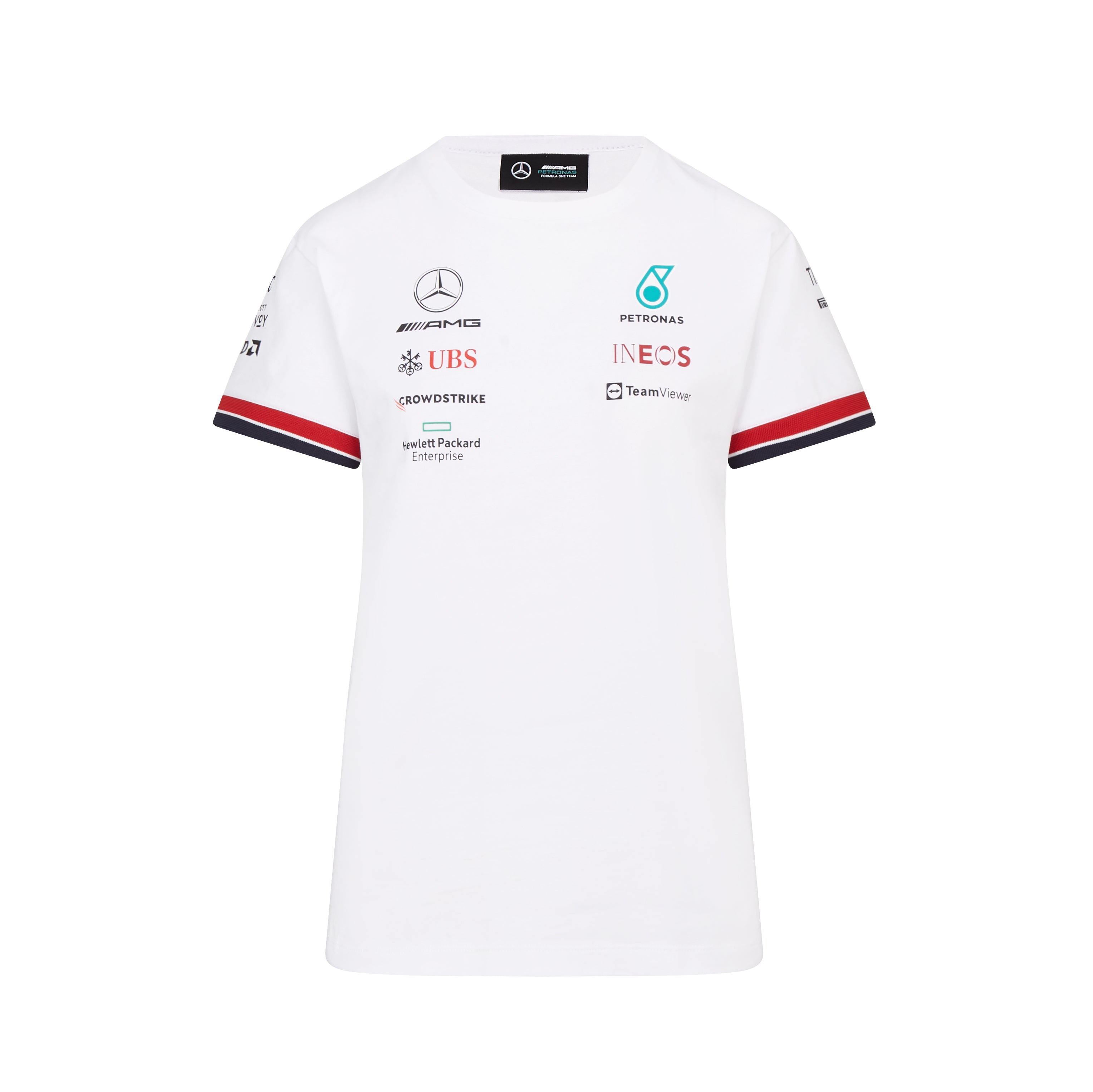Mercedes Benz AMG Petronas F1 Women's Team T-Shirt White