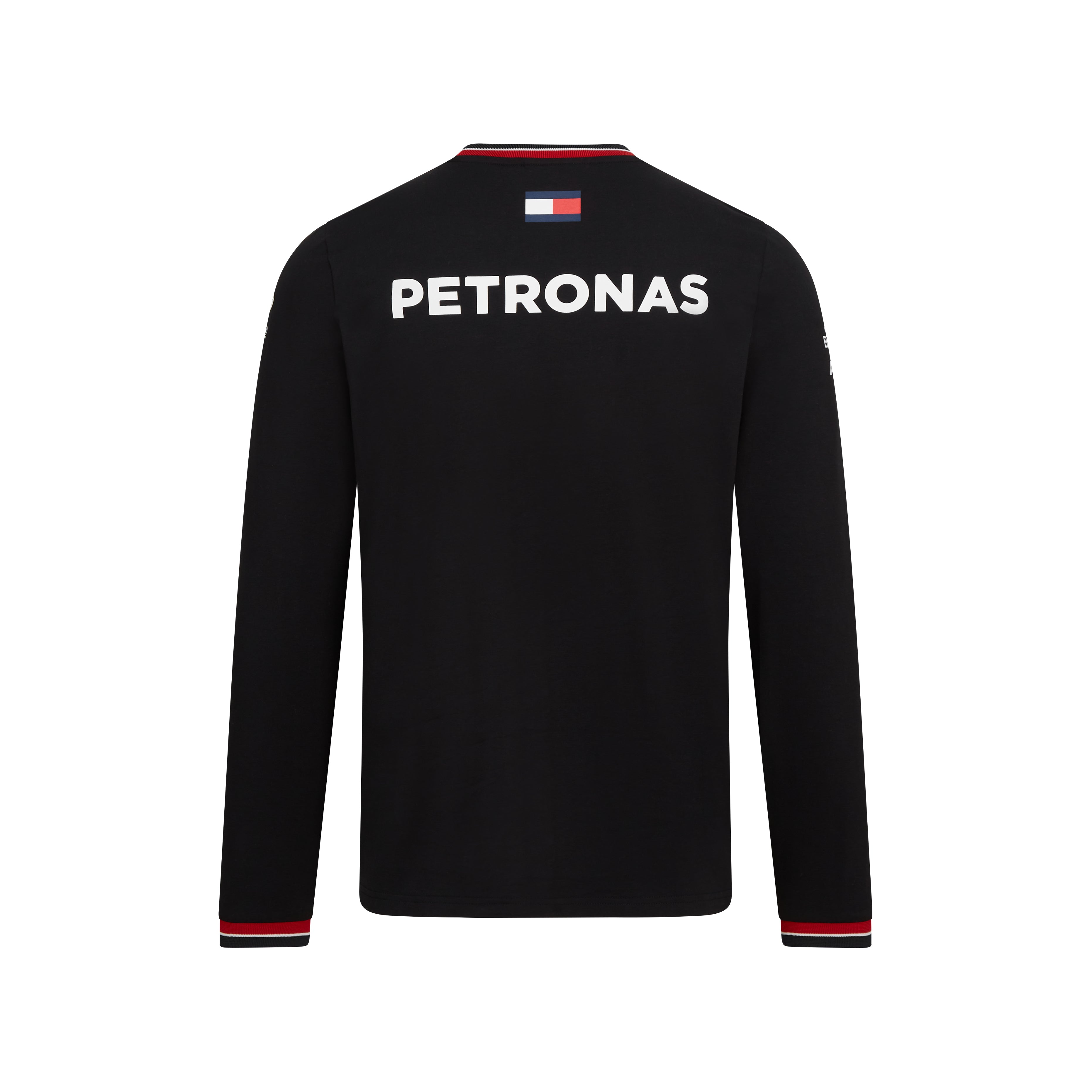 Mercedes Benz AMG Petronas F1 Men's Team Long Sleeve T-Shirt Black