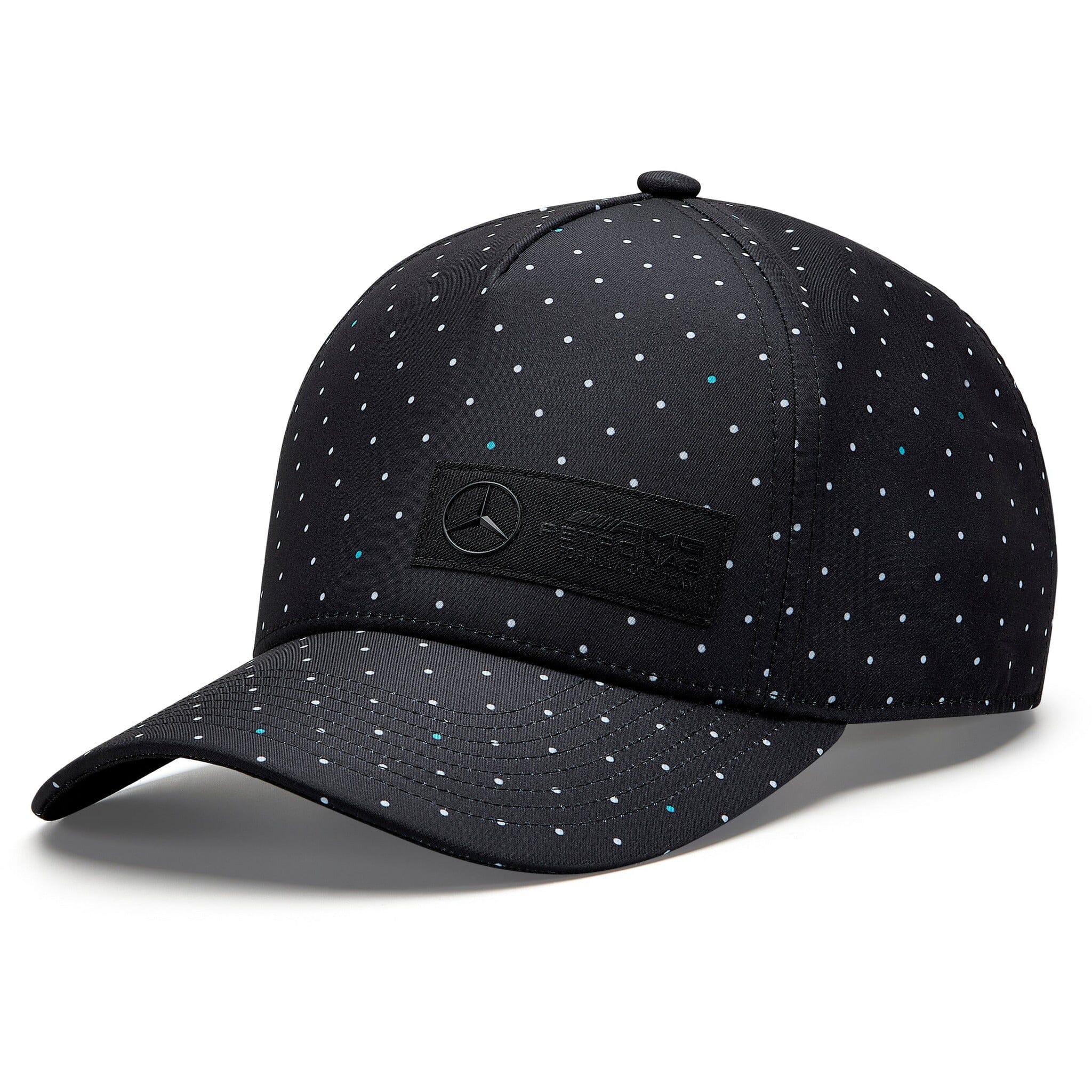 Mercedes AMG Petronas F1 Polka Dot Baseball Hat Black