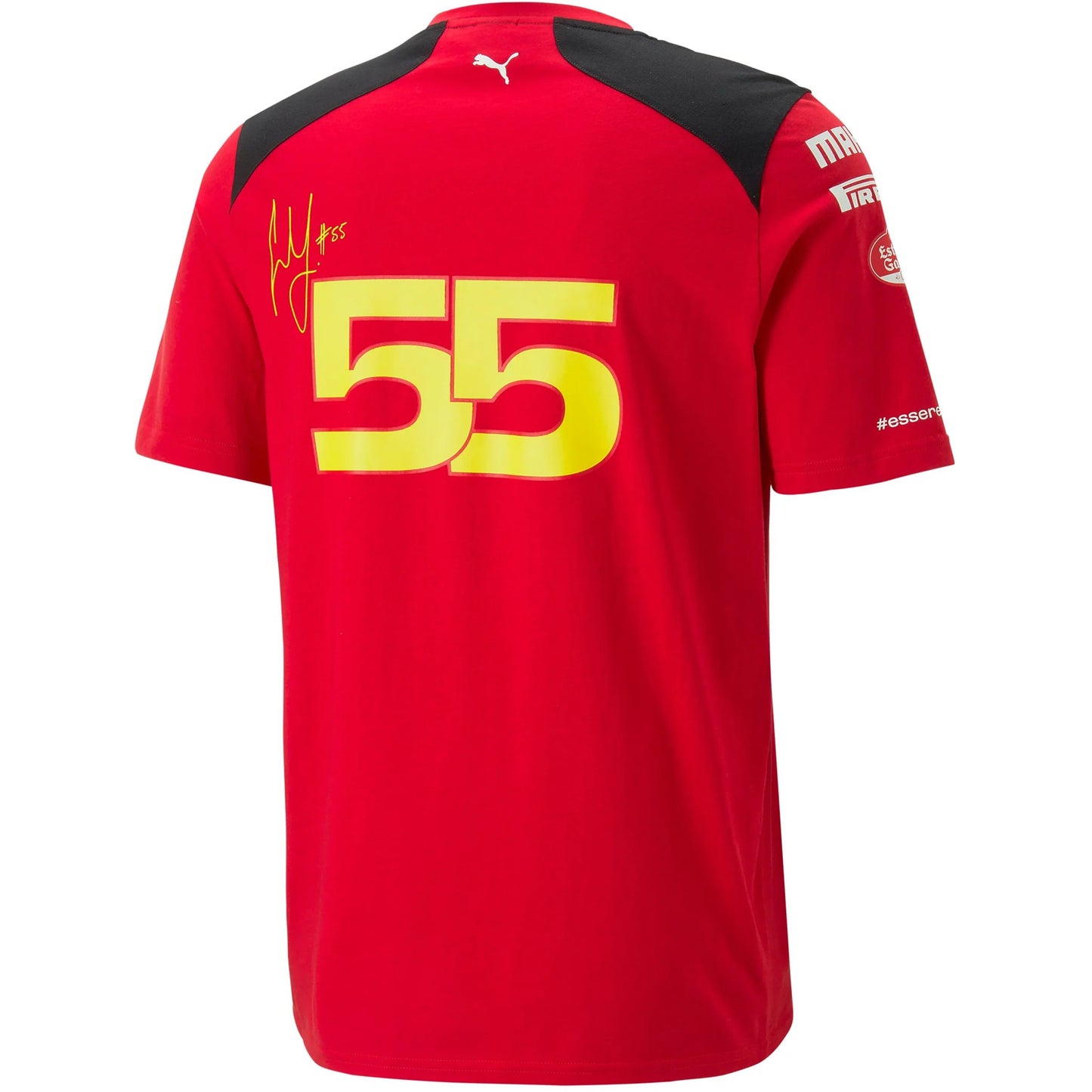 Scuderia Ferrari F1 Men's Carlos Sainz Team T-Shirt Red