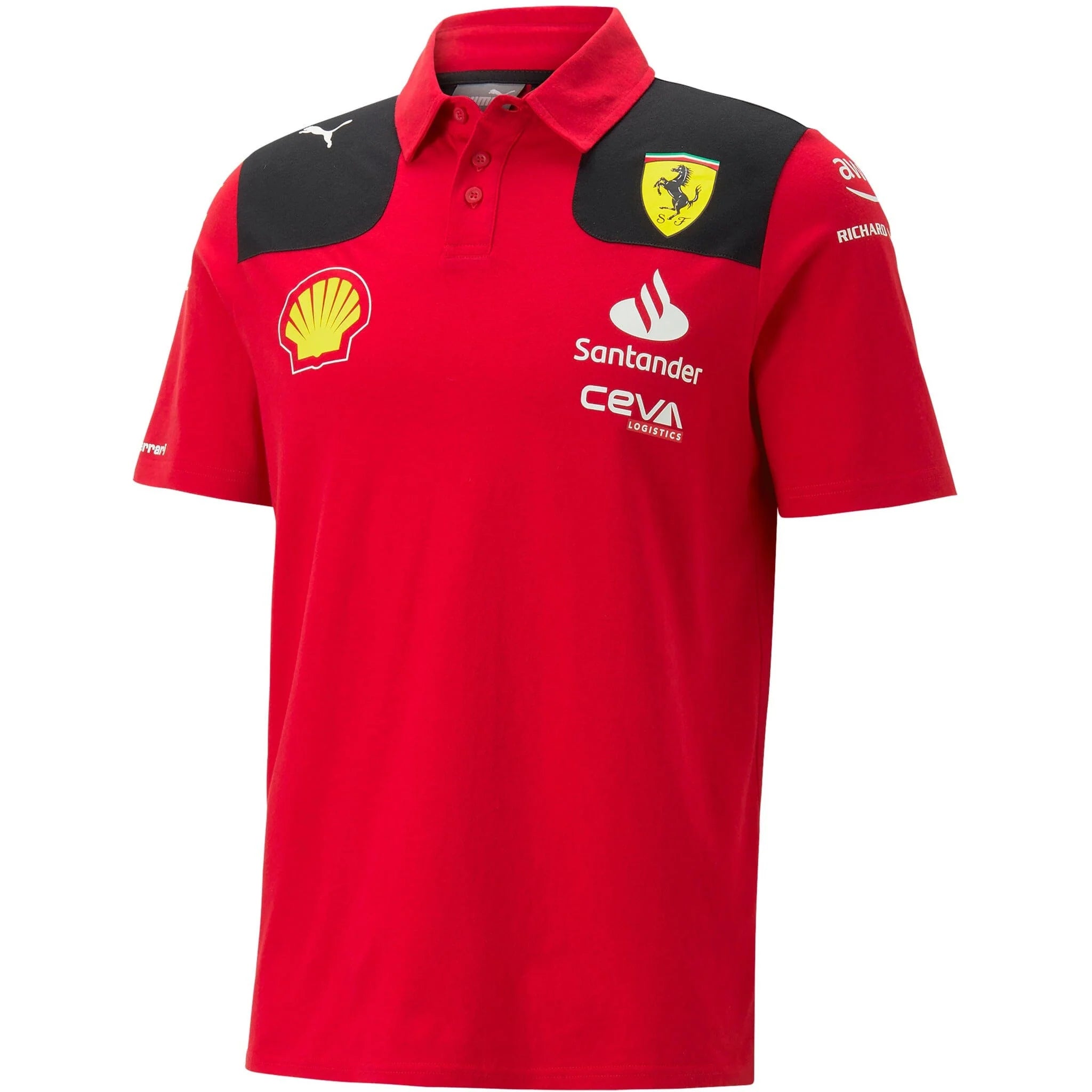 Scuderia Ferrari F1 Kid's Team Polo Shirt Red