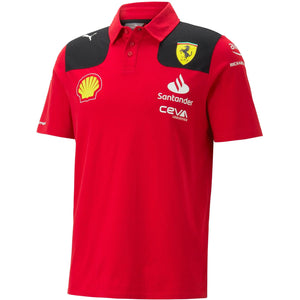 Scuderia Ferrari F1 Kid's Team Polo Shirt Red