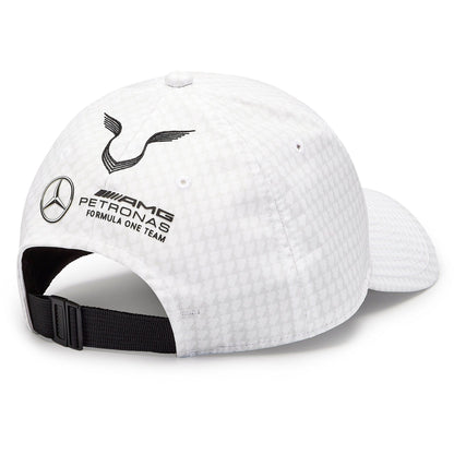 Mercedes AMG Petronas F1 Kid's Lewis Hamilton Baseball Hat White
