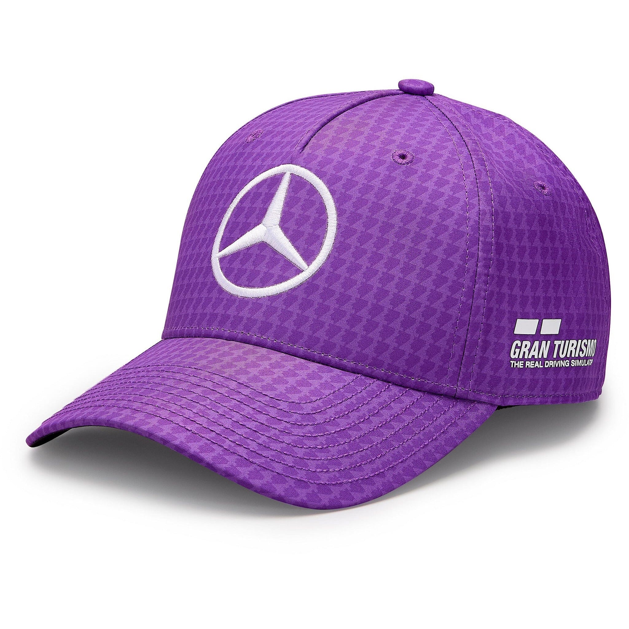 Mercedes AMG Petronas F1 Kid's Lewis Hamilton Baseball Hat Purple