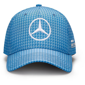 Mercedes AMG Petronas F1 Lewis Hamilton Baseball Hat Blue