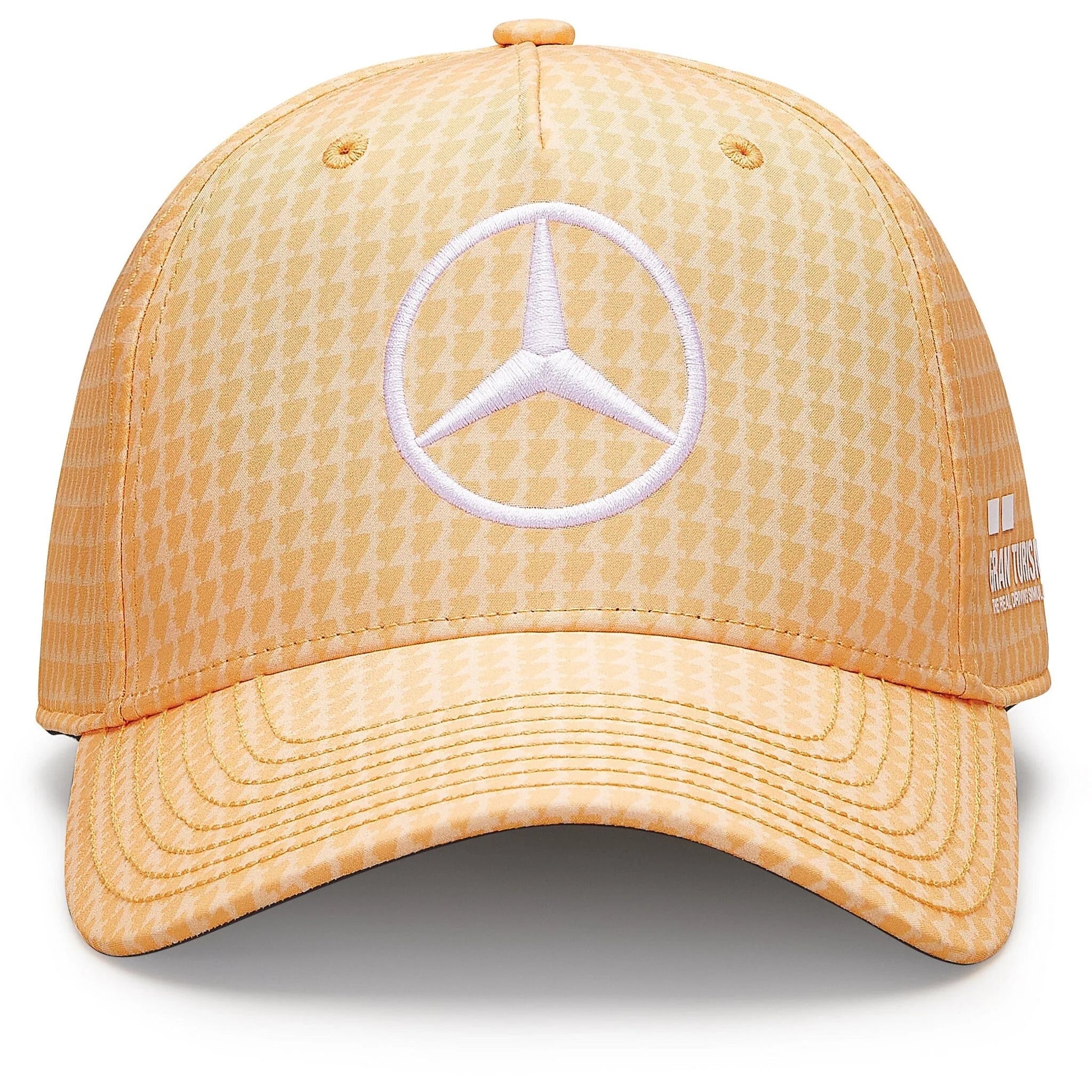 Mercedes AMG Petronas F1 2023 Lewis Hamilton Baseball Hat Peach