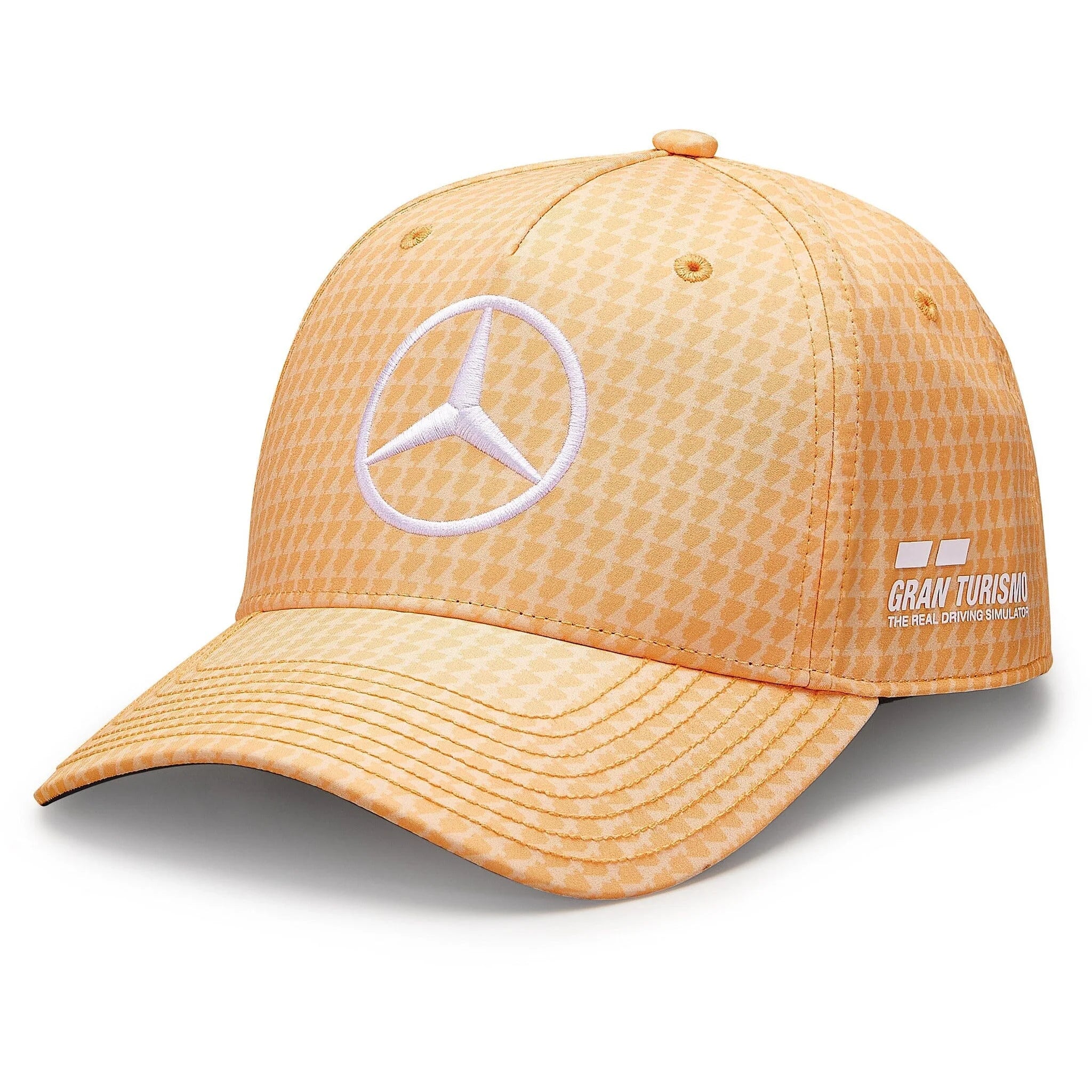 Mercedes AMG Petronas F1 2023 Lewis Hamilton Baseball Hat Peach