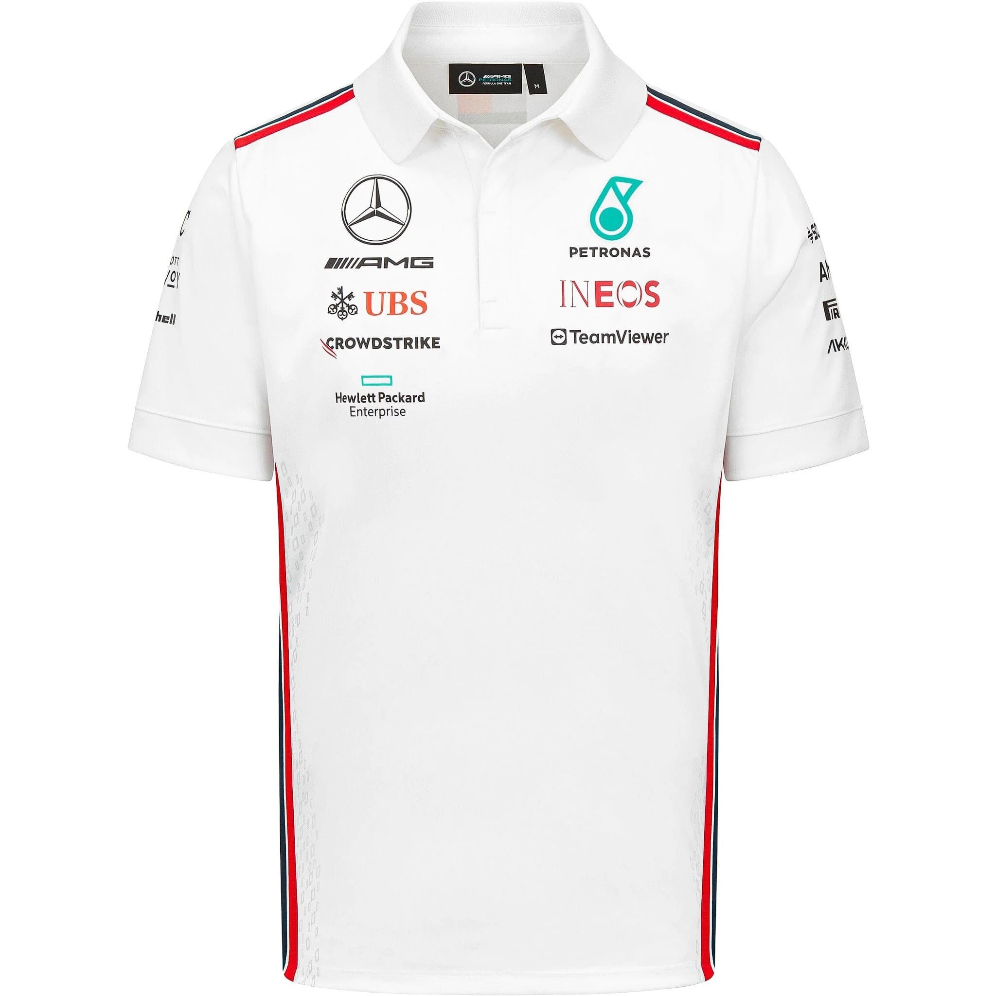 Mercedes AMG Petronas F1 Men's Team Polo White