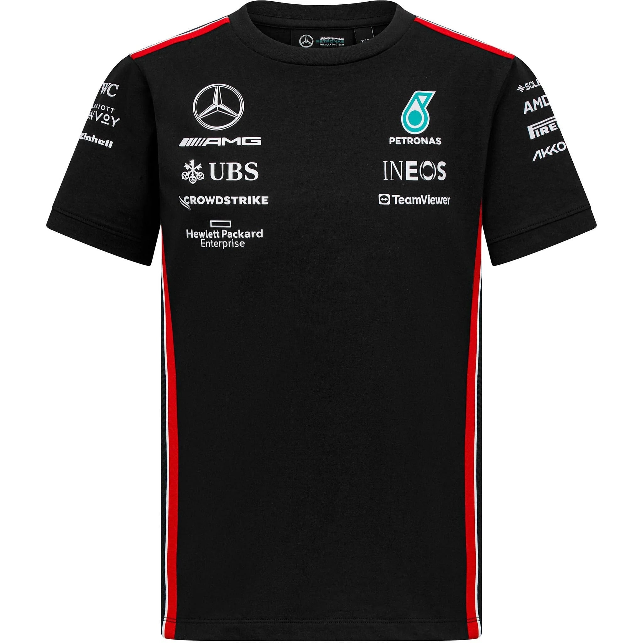 Mercedes AMG Petronas F1 Kids Driver T-Shirt Black