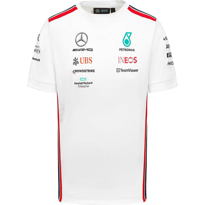 Mercedes AMG Petronas F1 Men's Team Driver T-Shirt White