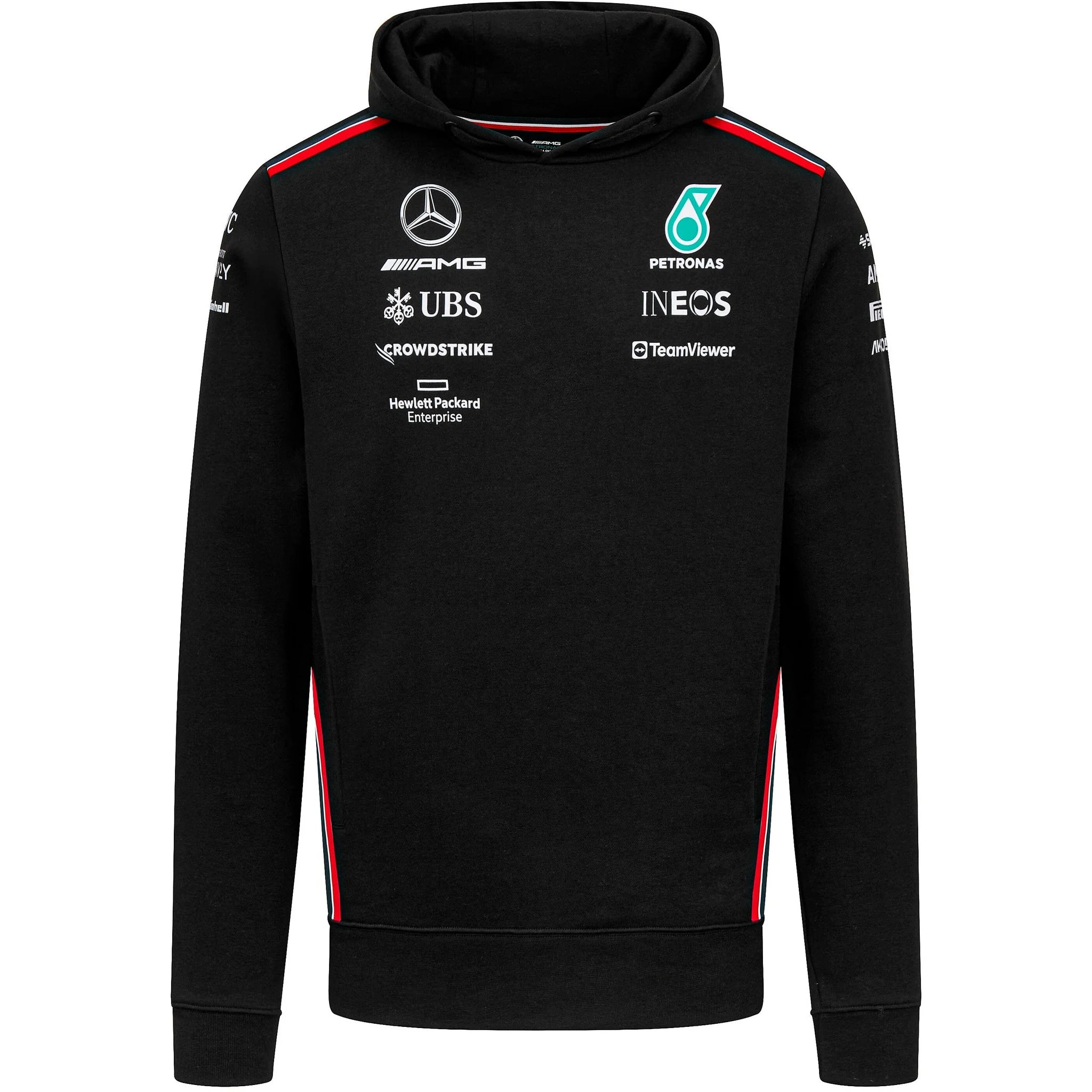 Mercedes AMG Petronas F1 2024 Team Hoodie Black