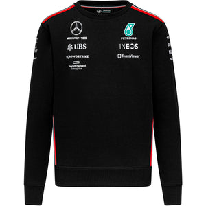 Mercedes AMG Petronas F1 2023 Team Crew Sweatshirt Black