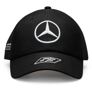 Mercedes AMG Petronas F1 George Russell Adult Baseball Hat Black