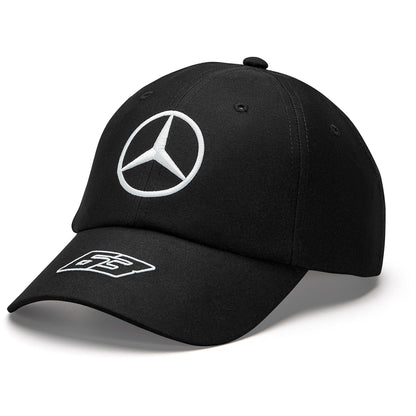 Mercedes AMG Petronas F1 Kid's George Russell Baseball Hat Black