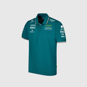 Aston Martin Cognizant F1 Men's 2023 Team Polo Shirt Green