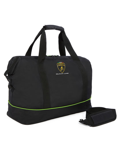 Lamborghini Squadra Corse Travel Duffel Bag Black