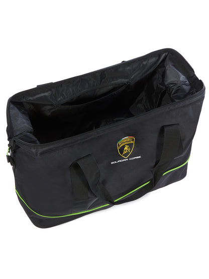Lamborghini Squadra Corse Travel Duffel Bag Black