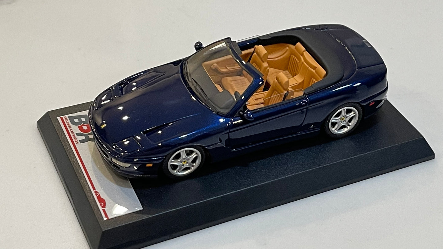BBR 1/43 Ferrari 456 Spider Supercharger 1996 Dark Blue BBR101B