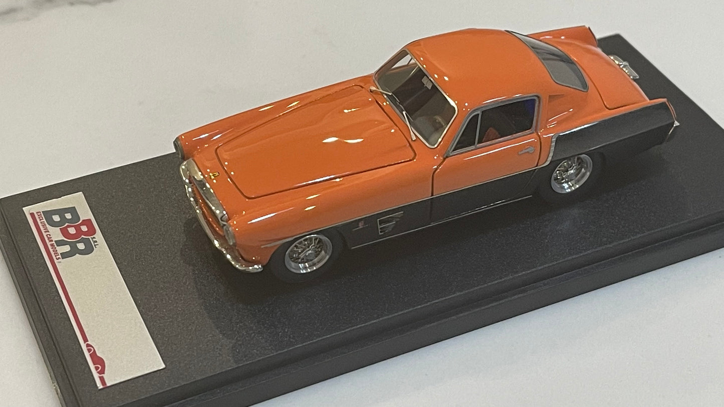 BBR 1/43 Ferrari 375MM Ghia Coupe 0347AL Torino 1955 Orange/Black BBR106