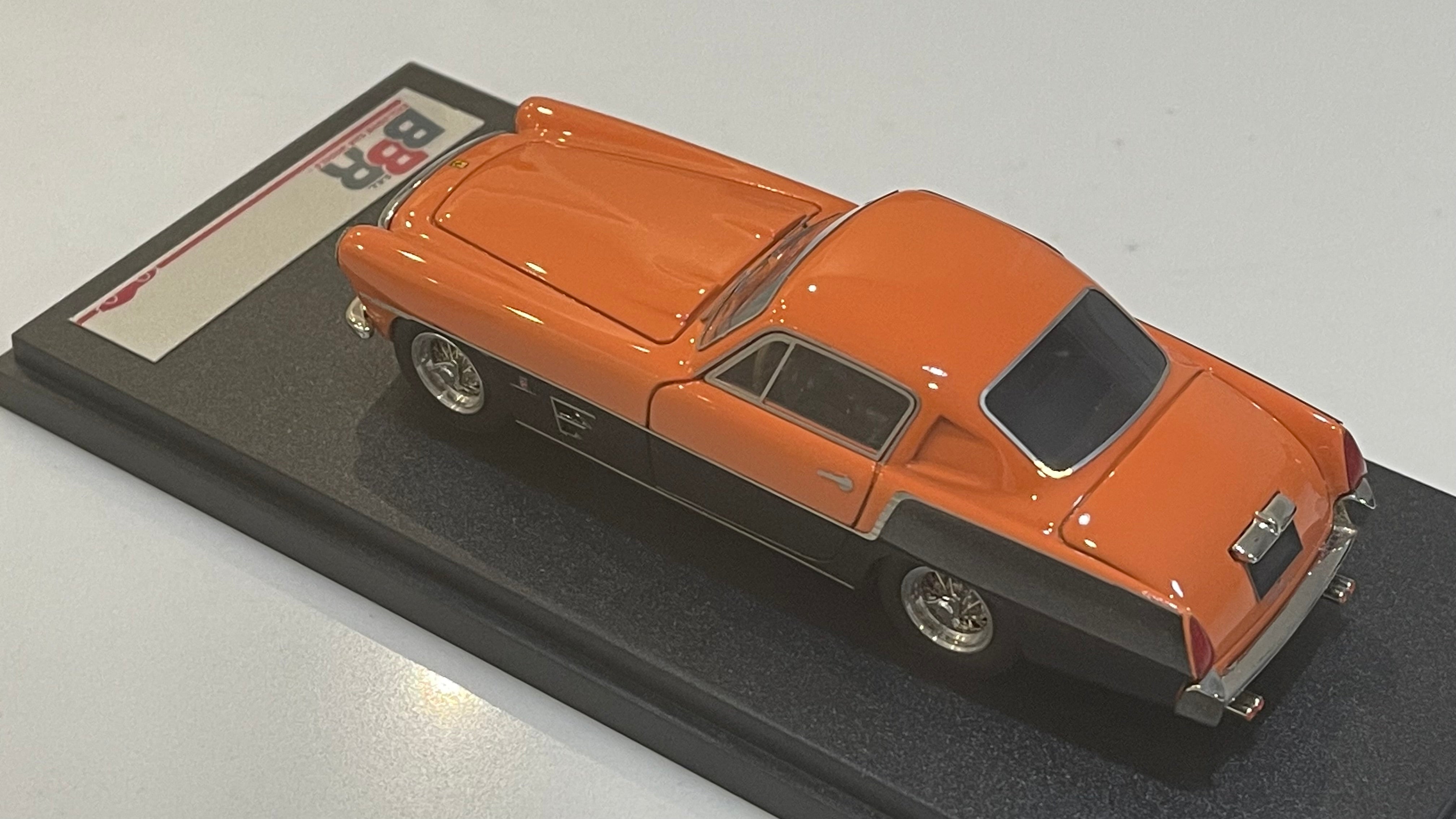 BBR 1/43 Ferrari 375MM Ghia Coupe 0347AL Torino 1955 Orange/Black BBR106