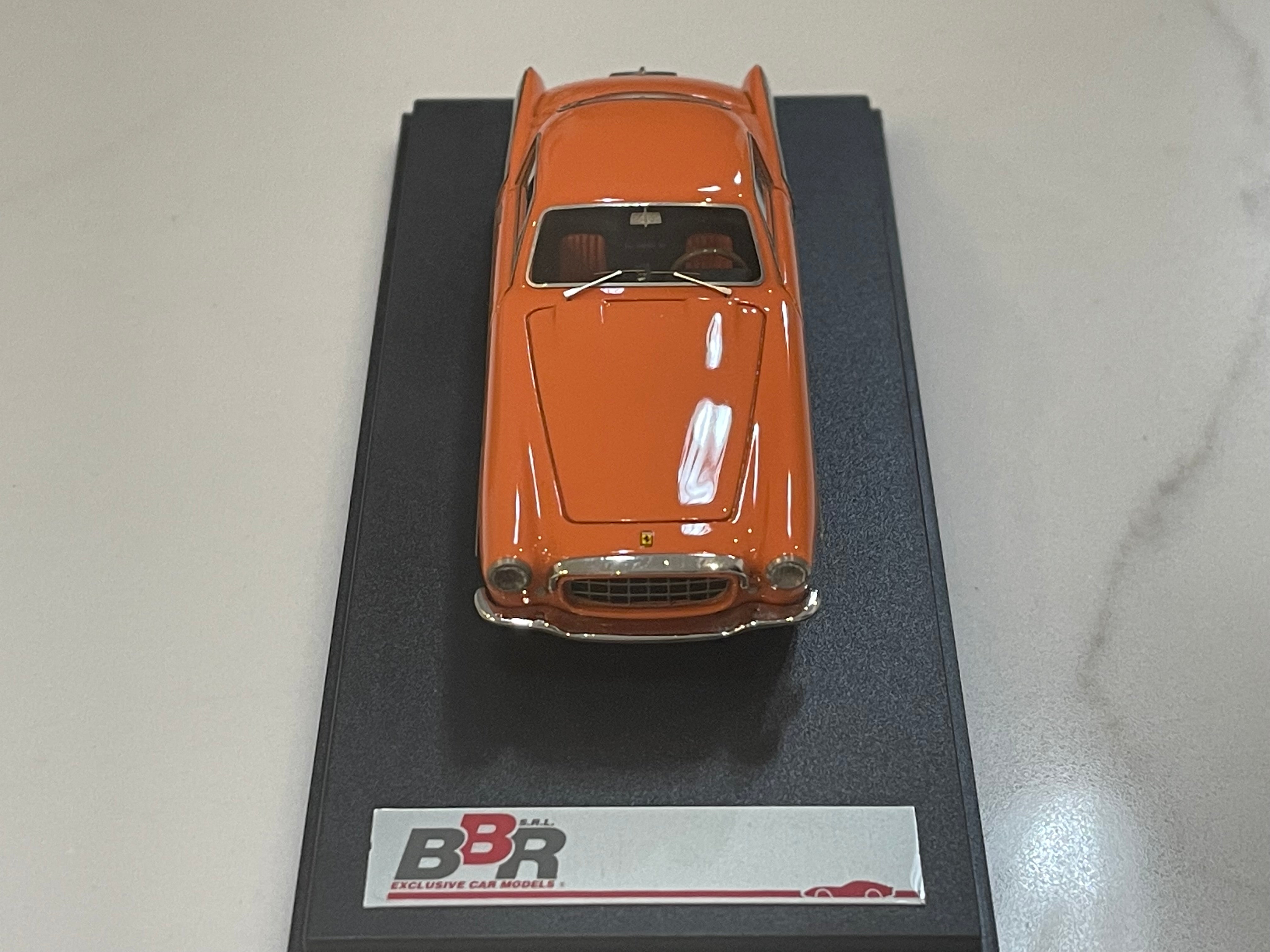 BBR 1/43 Ferrari 375MM Ghia Coupe 0347AL Torino 1955 Orange/Black BBR106