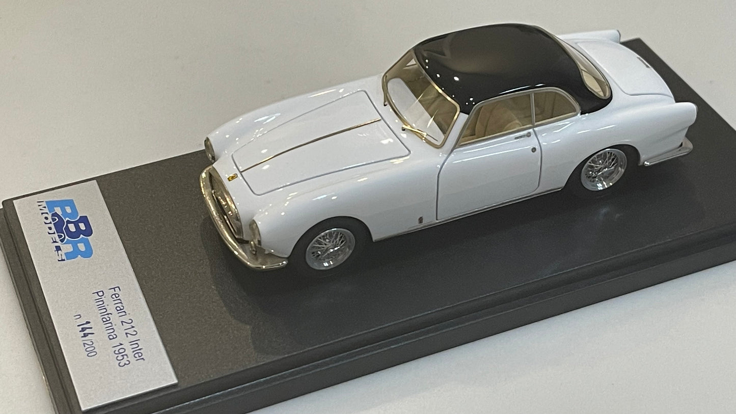 BBR 1/43 Ferrari 212 Inter Pininfarina Coupe 1952 White/Black BBR113E