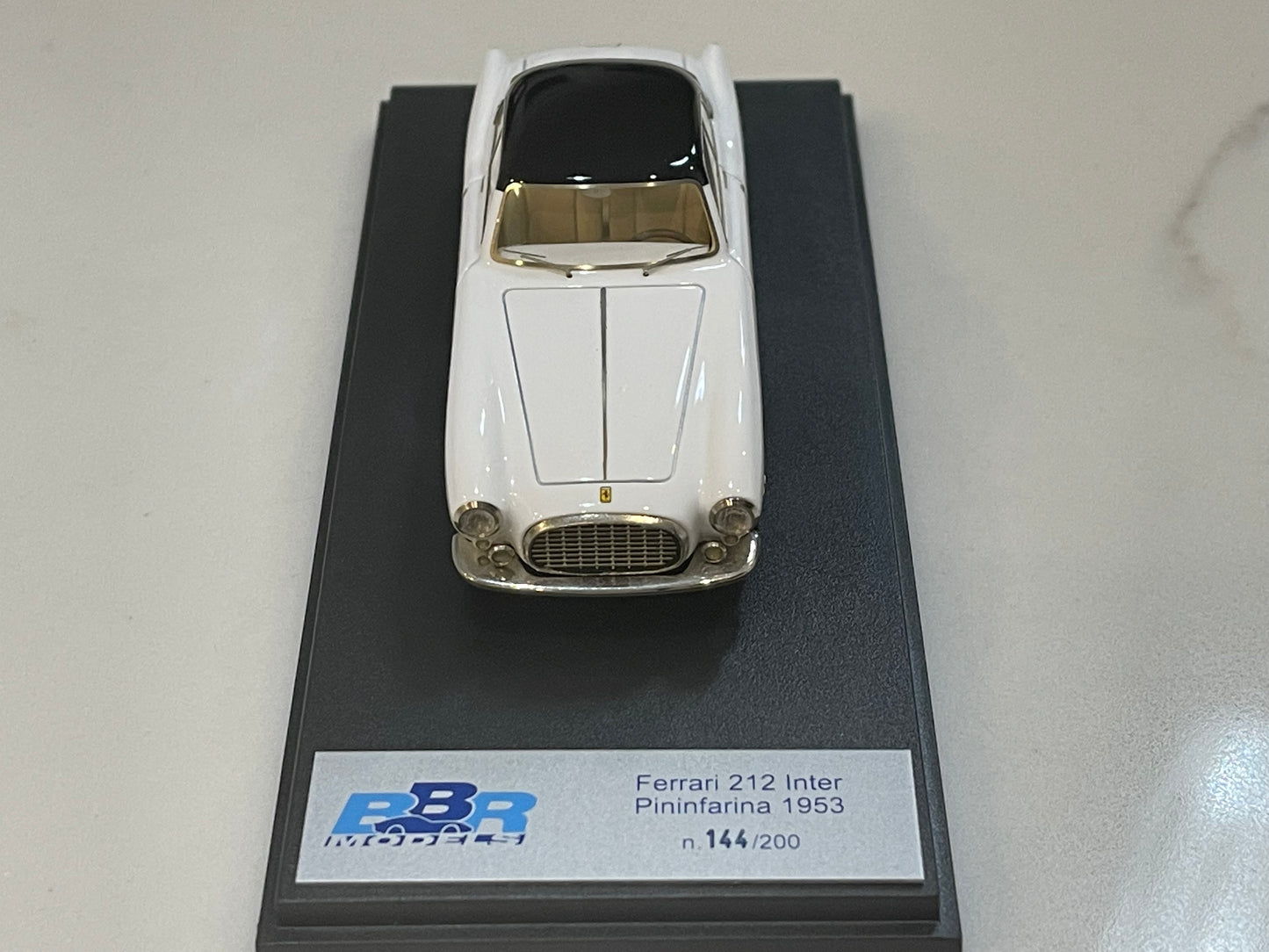BBR 1/43 Ferrari 212 Inter Pininfarina Coupe 1952 White/Black BBR113E