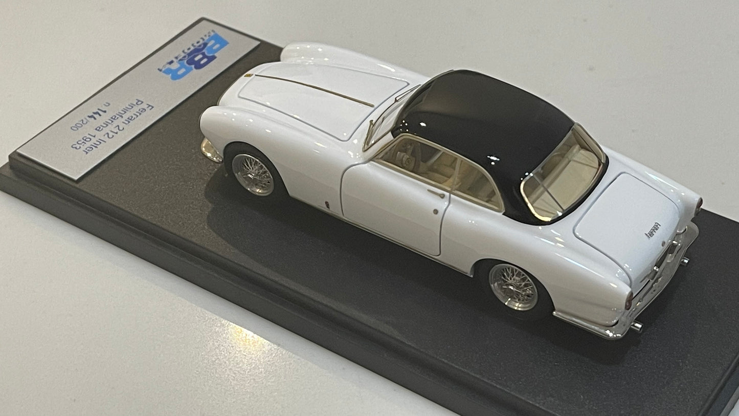 BBR 1/43 Ferrari 212 Inter Pininfarina Coupe 1952 White/Black BBR113E