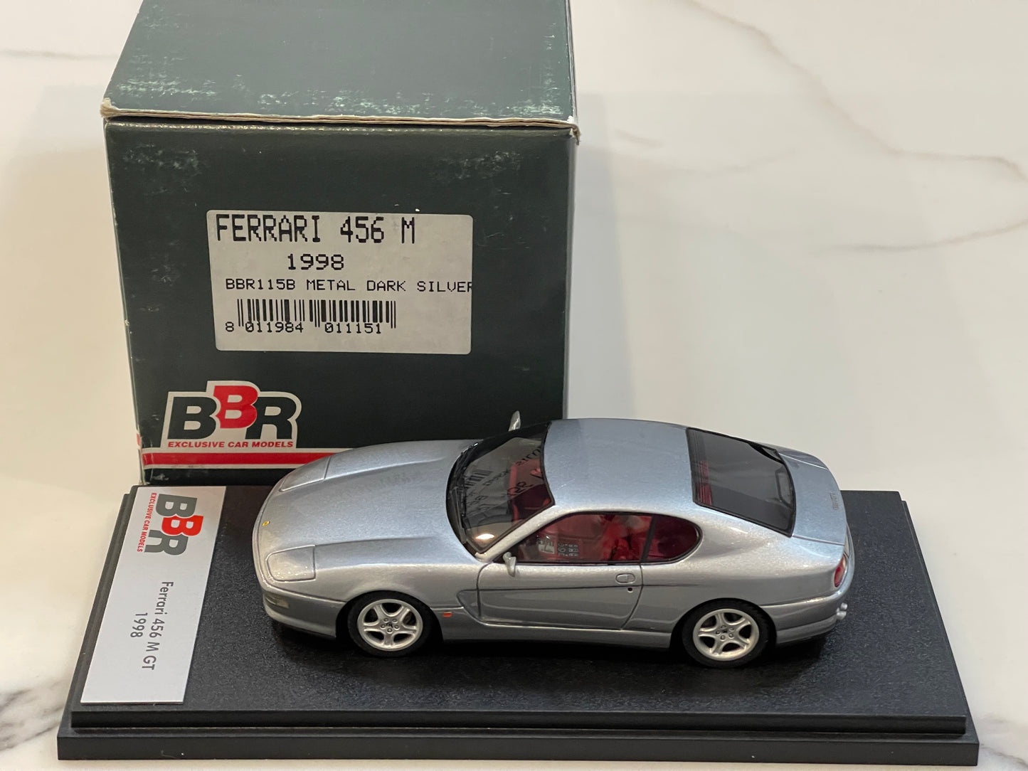 BBR 1/43 Ferrari 456M 1998 Met. Dark Silver BBR115B