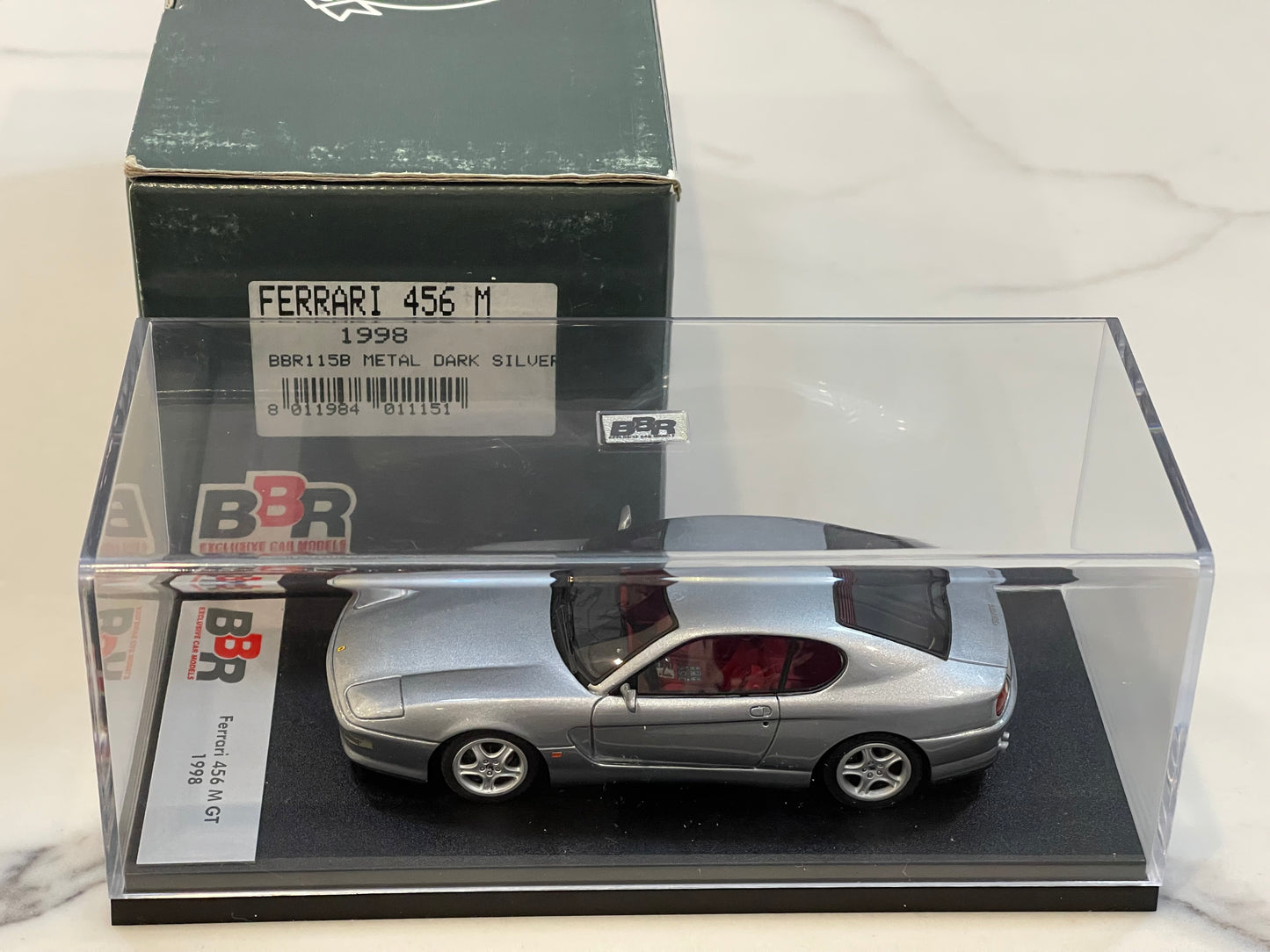 BBR 1/43 Ferrari 456M 1998 Met. Dark Silver BBR115B