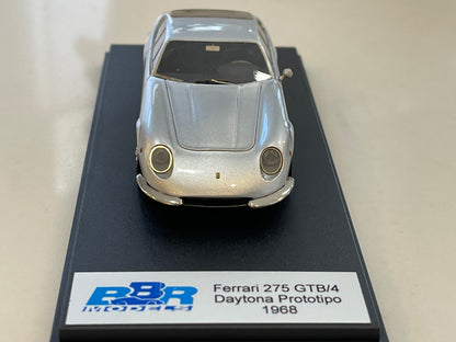 BBR 1/43 Ferrari 275 GTB4 Daytona Prototipo 1968 Silver BBR120