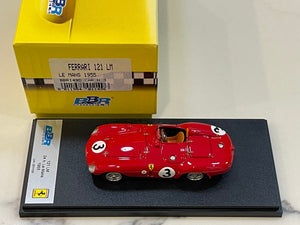 BBR 1/43 Ferrari 121 LM 24 Hours Le Mans 1955 Red No. 3 BBR149D