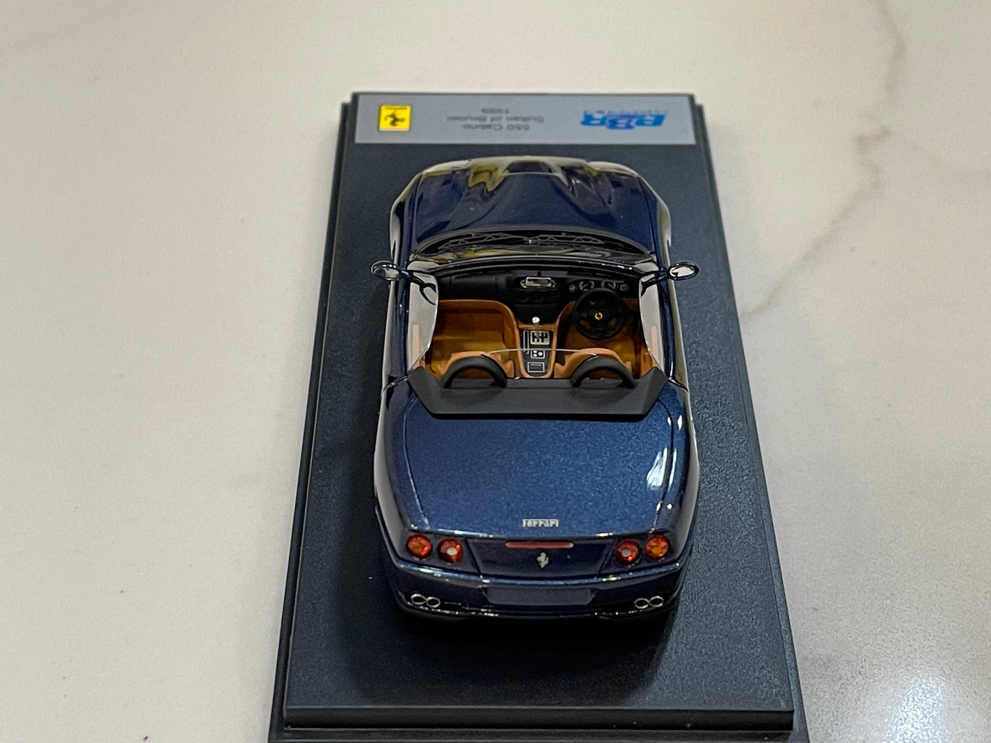 BBR 1/43 Ferrari 550 Cabrio Sultan Brunei 1999 Met. Blue BBR169C