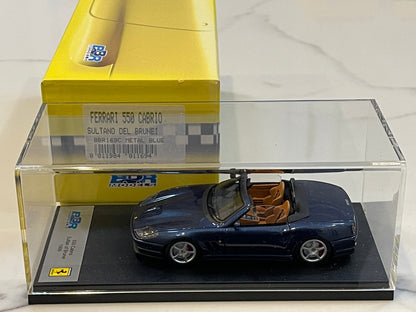 BBR 1/43 Ferrari 550 Cabrio Sultan Brunei 1999 Met. Blue BBR169C