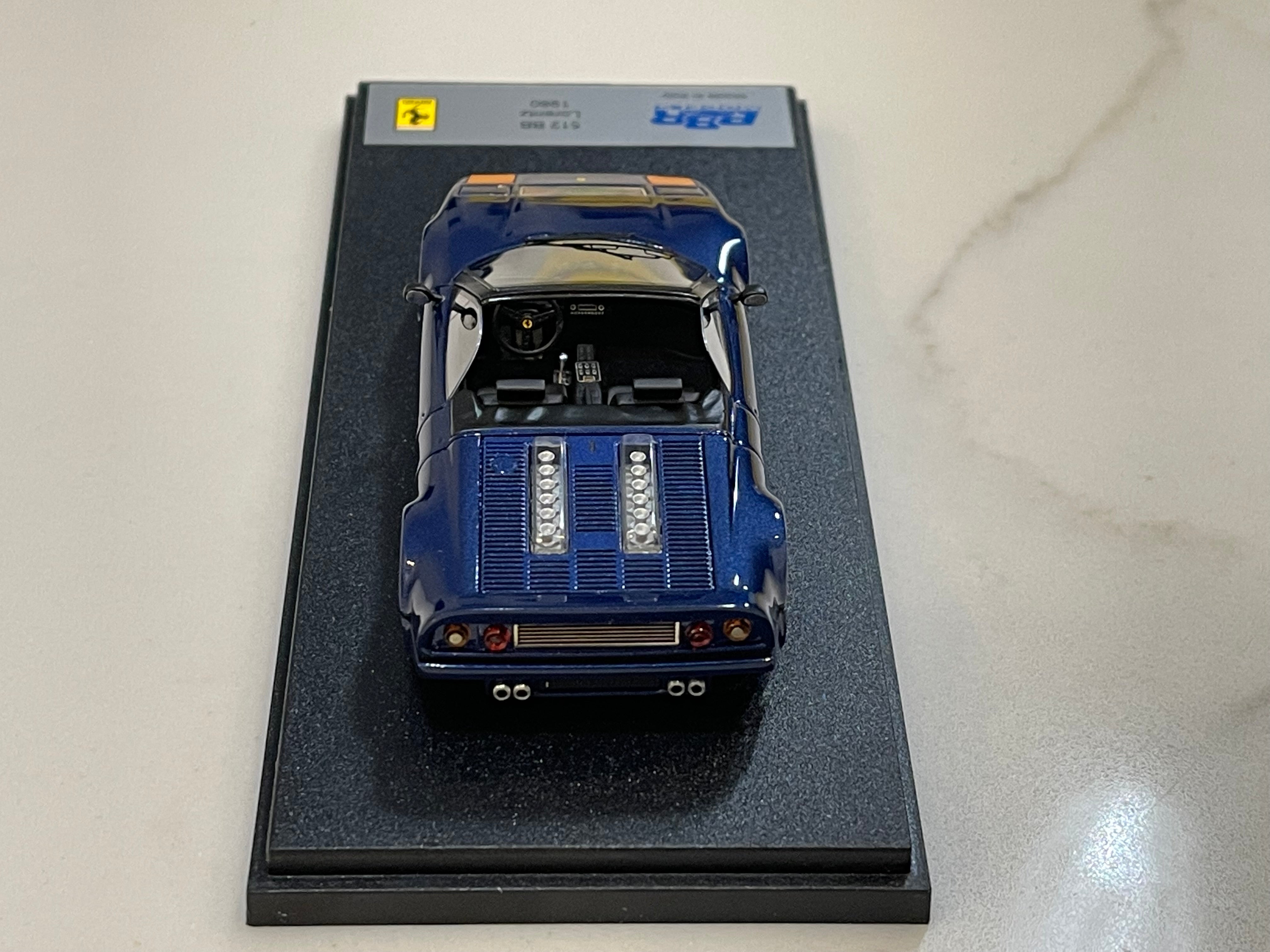 BBR 1/43 Ferrari 512 BB Lorentz 1980 Met. Blue BBR174C
