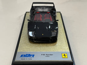 BBR 1/43 Ferrari F40 Spider 1992 Black BBR188A