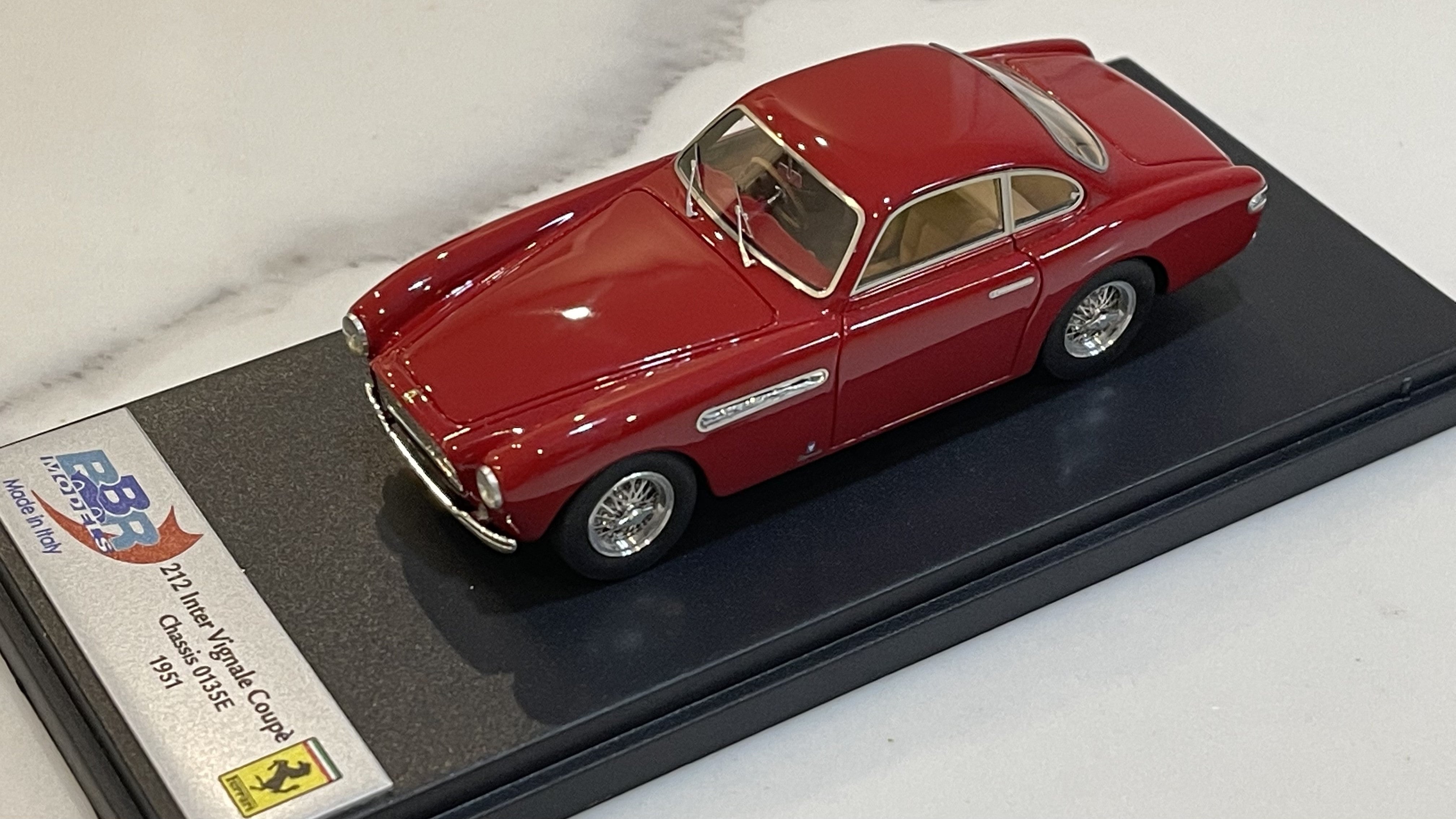 ☆レア絶版*BBR*1/43*1951 Ferrari 212 Export メタリックグリーン 