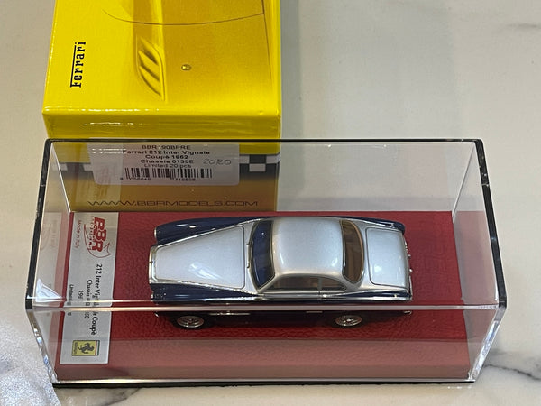 BBR 1/43 Ferrari 212 Inter Vignale Coupe 0135E 1962 Dark Blue/Silver  BBR190BPRE