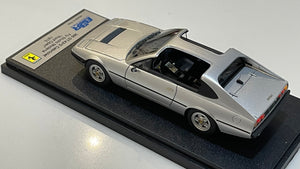 BBR 1/43 Ferrari 365 GT4 2+2 Fly Studio Modena Open Roof 1975 Silver BBR191A