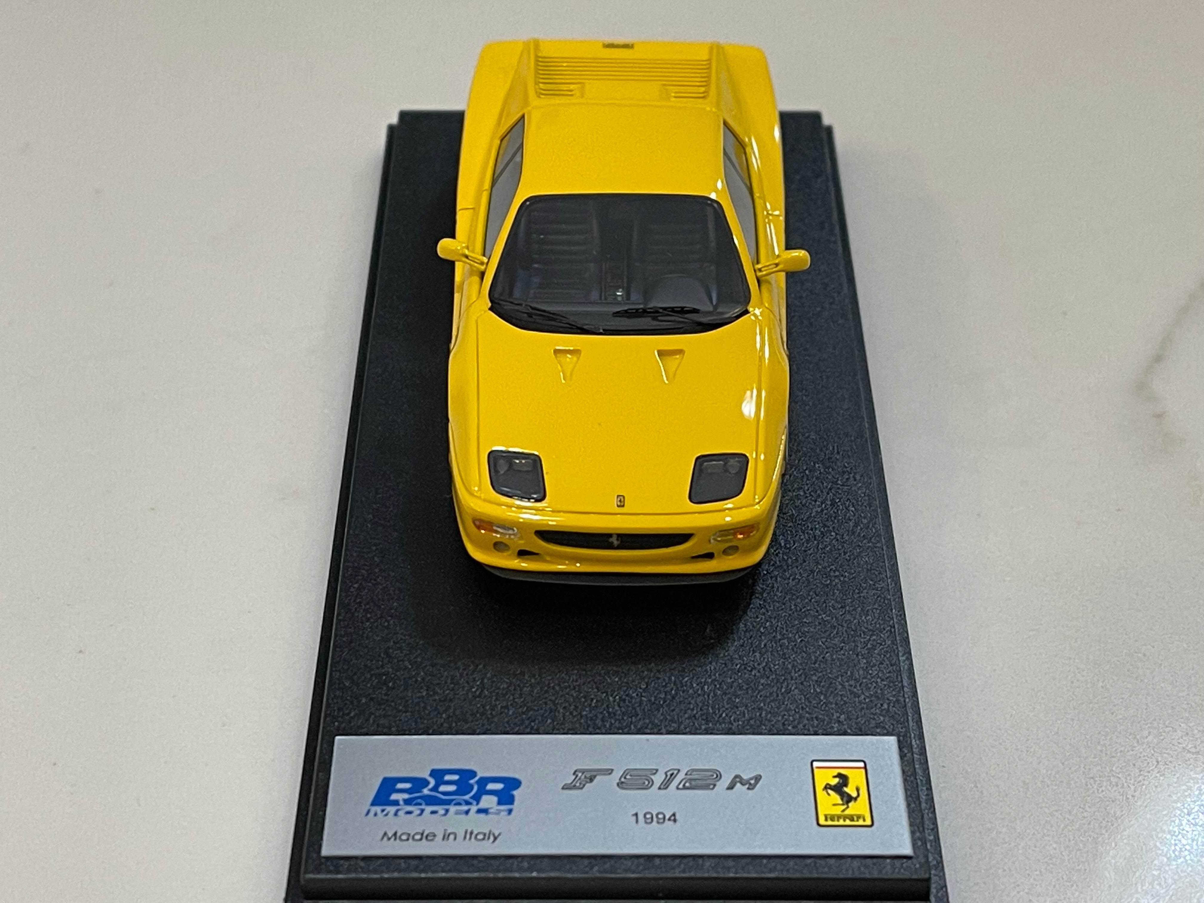 BBR 1/43 Ferrari F512M 1994 Yellow BBR195B