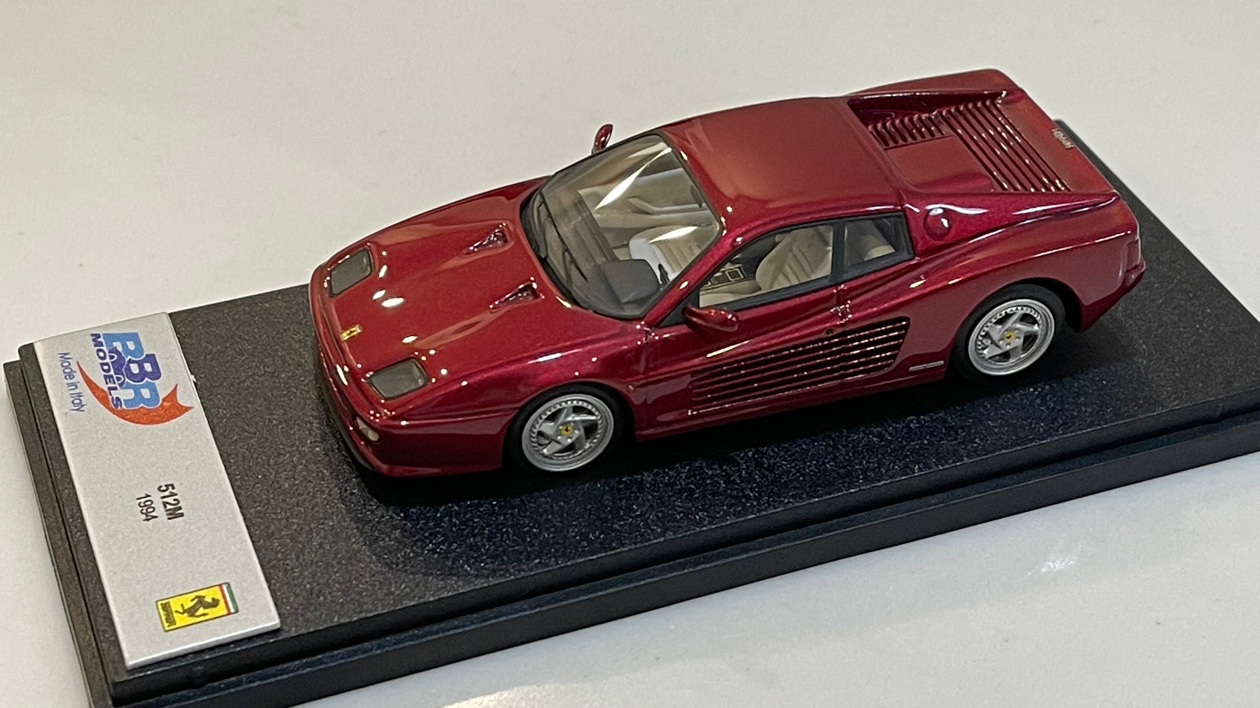 BBR 1/43 Ferrari F512M 1994 Met. Dark Red BBR195C