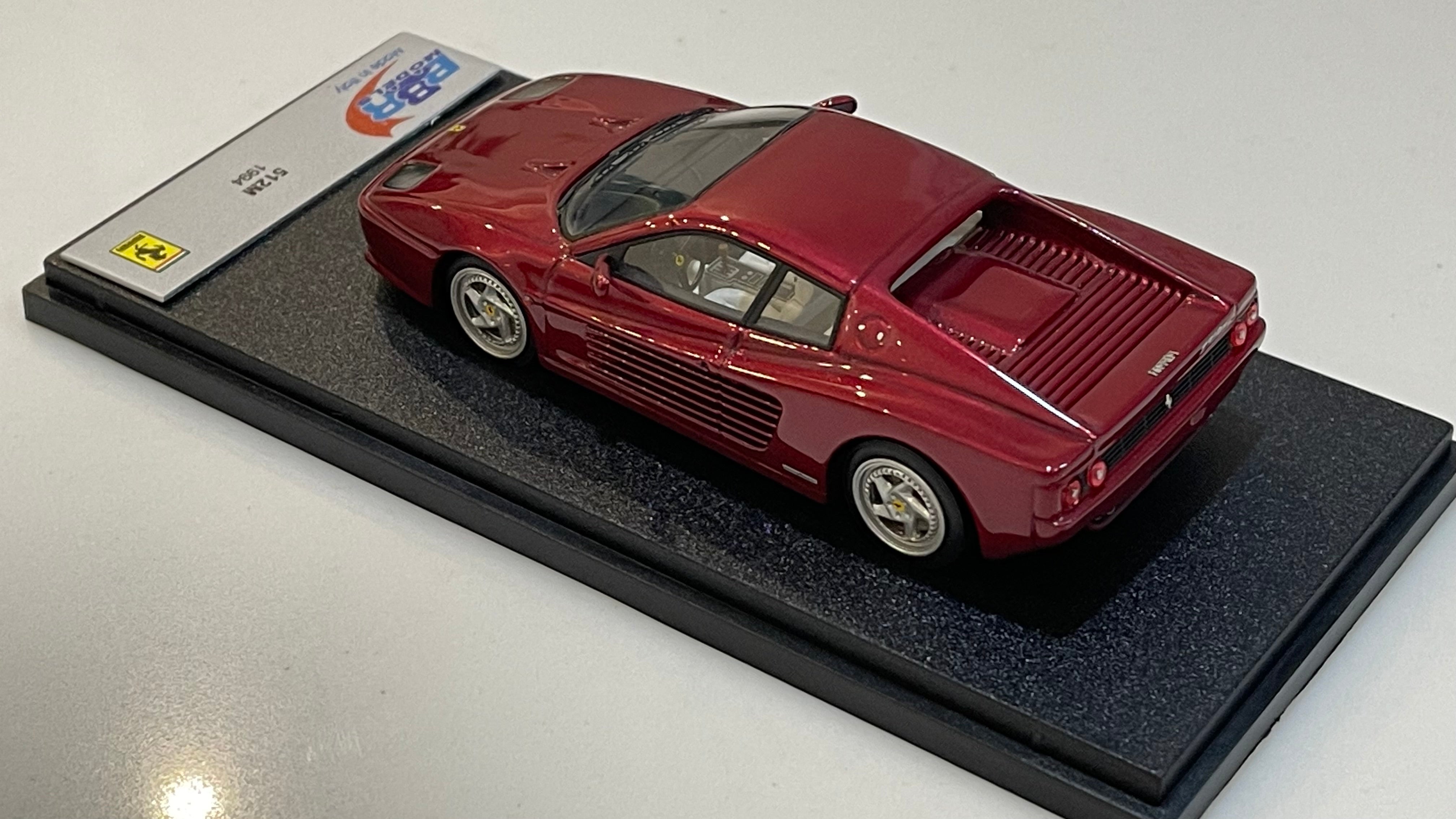 BBR 1/43 Ferrari F512M 1994 Met. Dark Red BBR195C