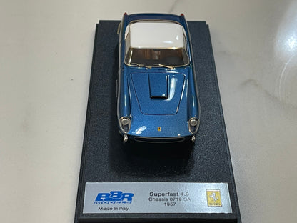 BBR 1/43 Ferrari 410 Superfast 4.9 0719SA 1957 Blue/White BBR221