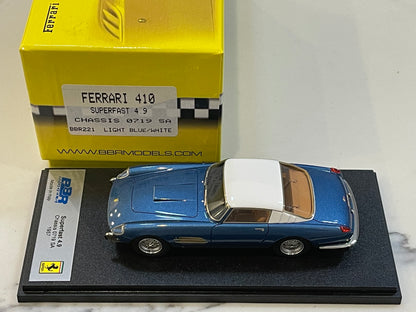 BBR 1/43 Ferrari 410 Superfast 4.9 0719SA 1957 Blue/White BBR221