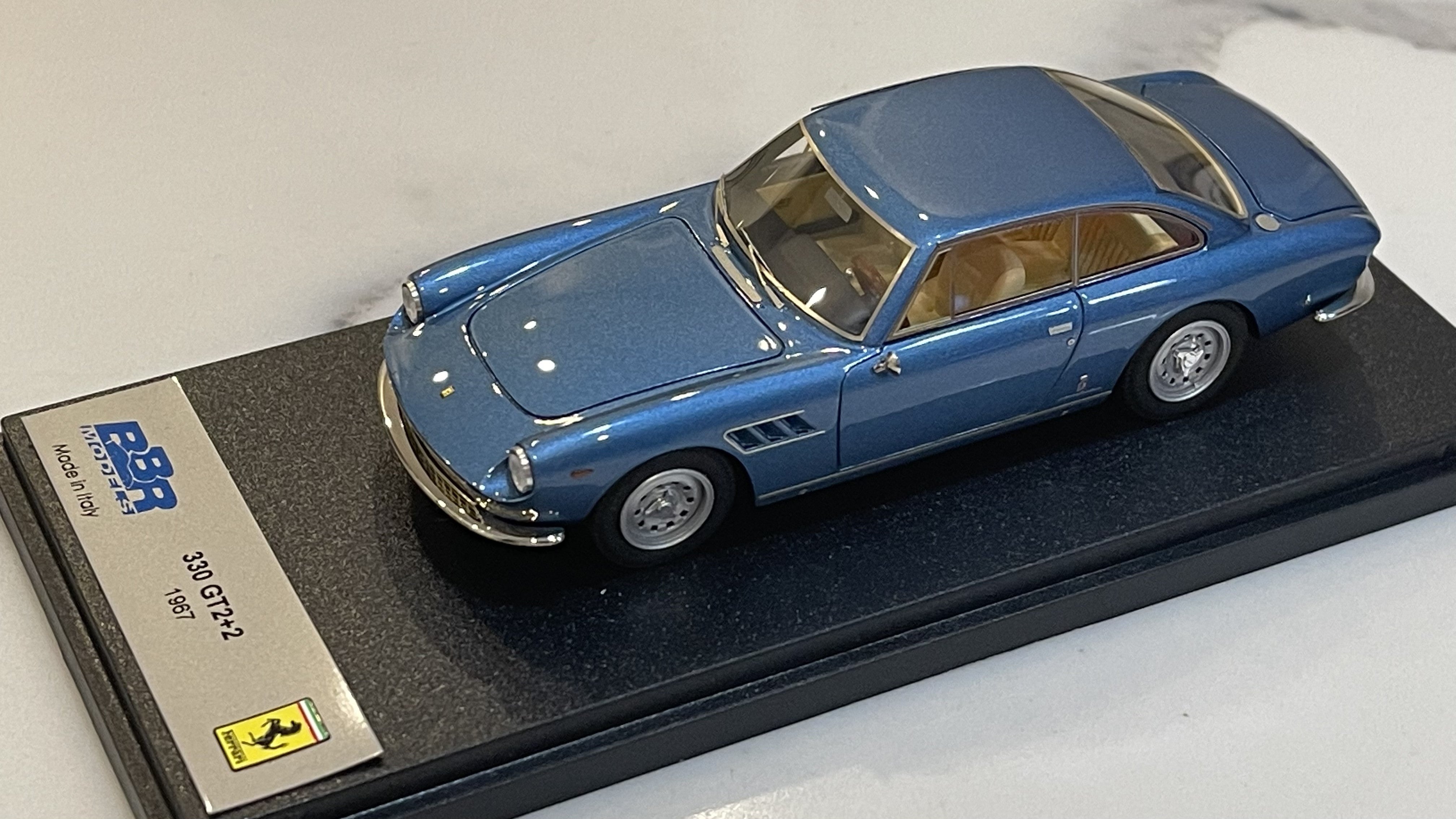 BBR 1/43 Ferrari 330 GT 2+2 1967 Light Blue BBR227A
