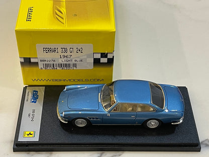 BBR 1/43 Ferrari 330 GT 2+2 1967 Light Blue BBR227A
