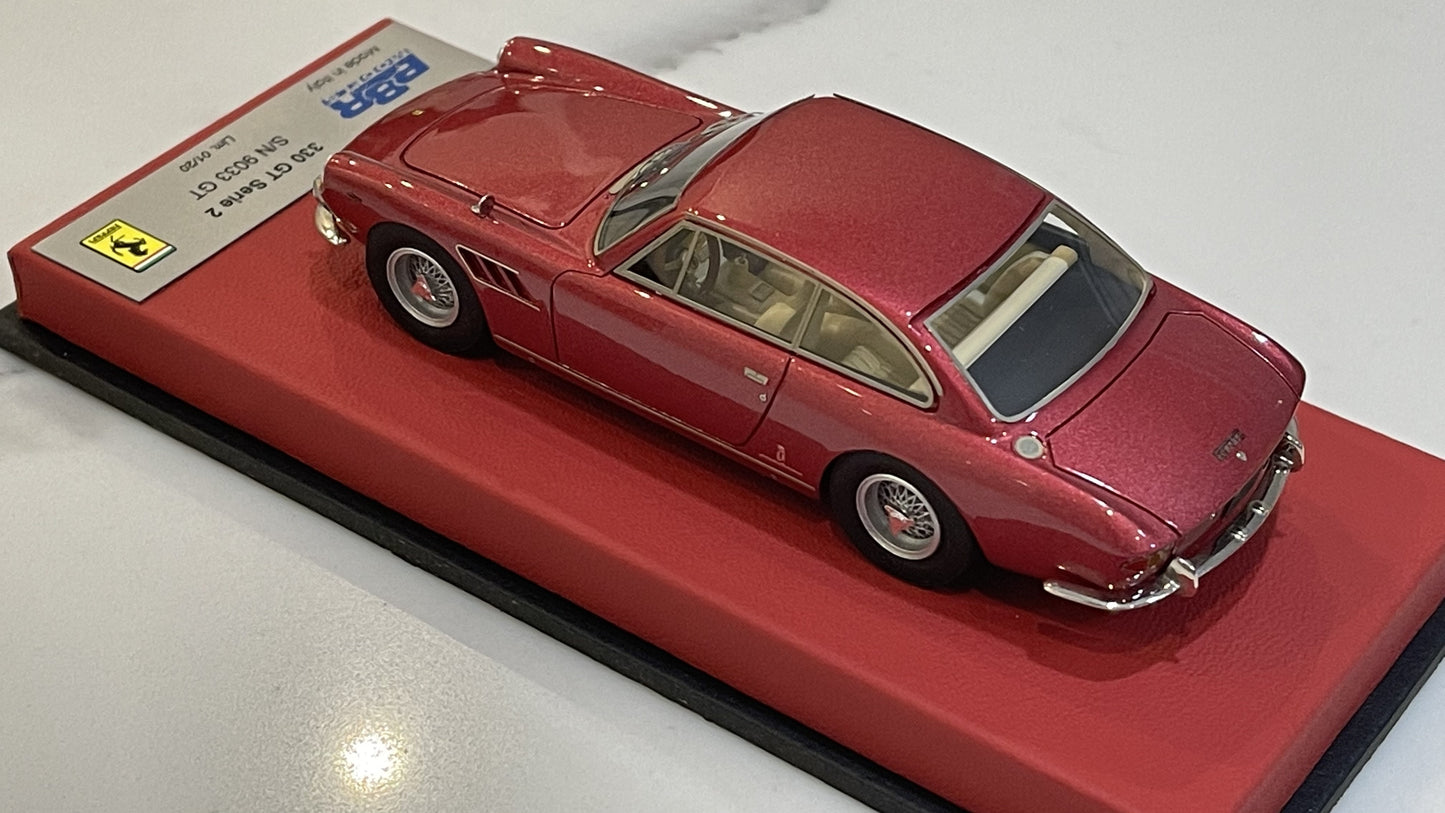 BBR 1/43 Ferrari 330 GT 2+2 Series II 9033GT 1967 Met. Red BBR227SRMLB 01/20