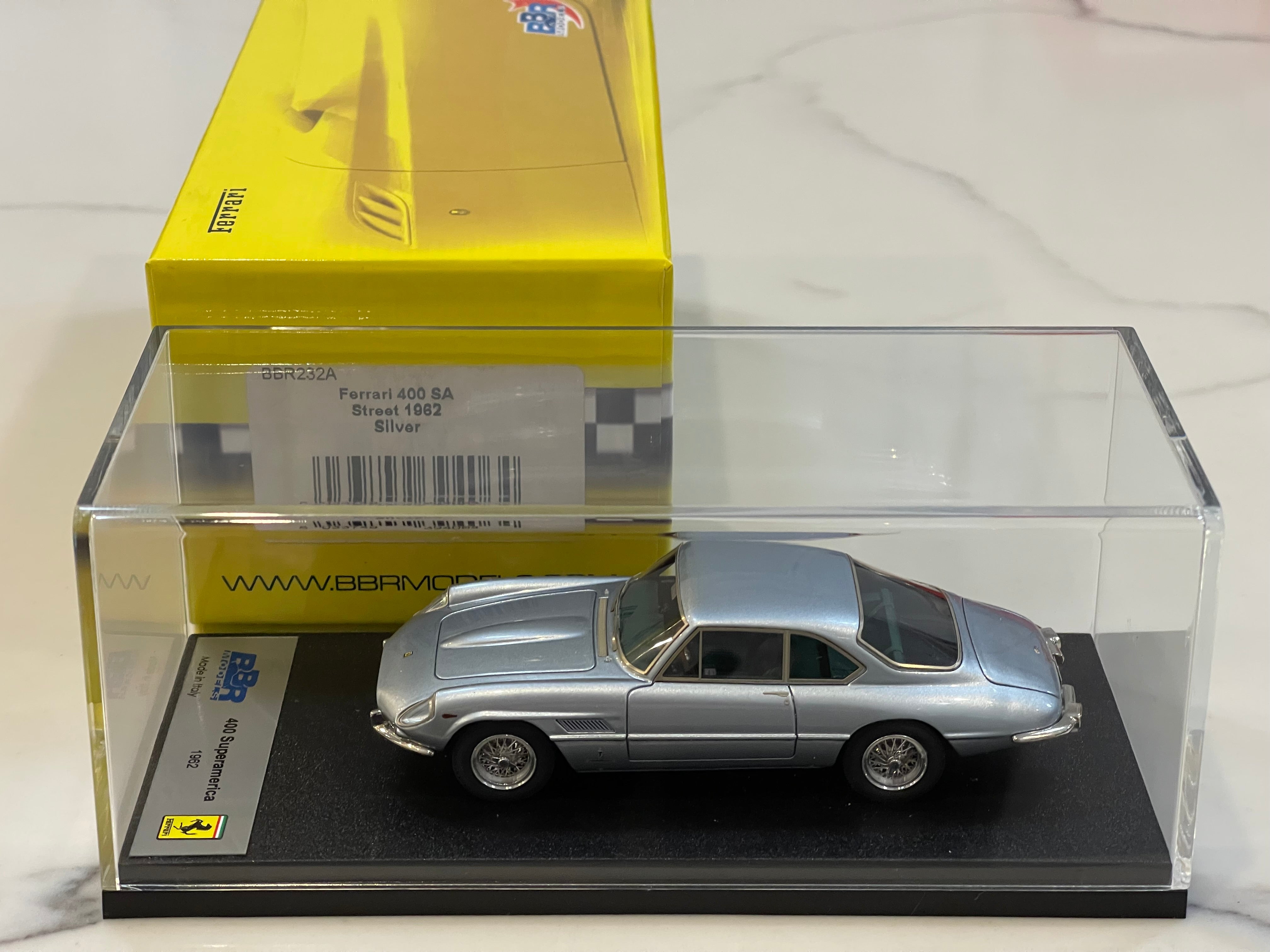 BBR 1/43 Ferrari 400 Superamerica 1962 Silver BBR232A